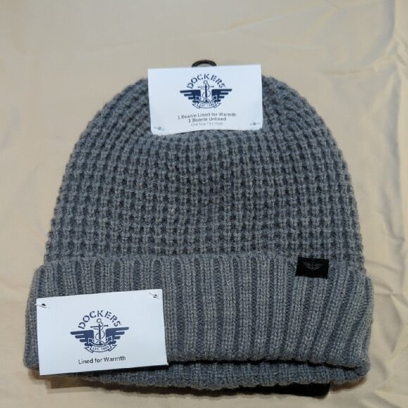 Dockers Gray Thermal Knit Hat - Picture 1 of 5